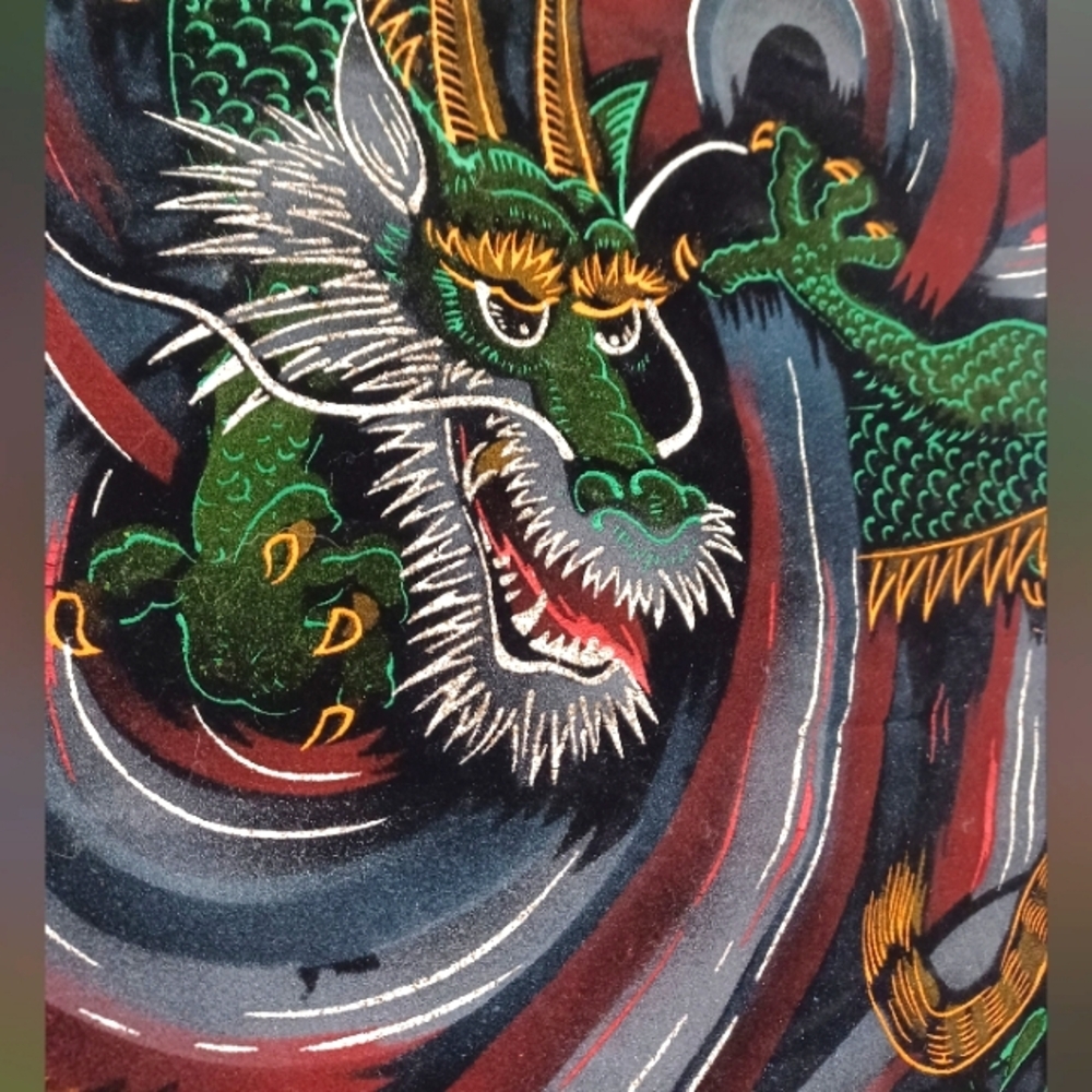 Painted Velvet Hanging Scroll - Picture 5 of 7